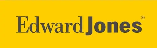 Edward Jones logo on a yellow background